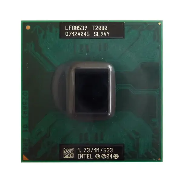 446812-001 HP 1.73GHz 533MHz FSB 1MB L2 Cache Socket PGA478 Intel Pentium T2080 Dual-Core Processor