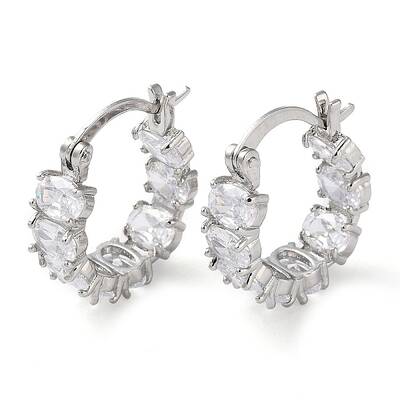Brass Hoop Earrings