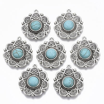 Tibetan Style Alloy Pendants