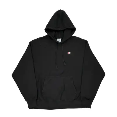 Reverse Weave Champion Hoodie - 2XL Black Cotton Blend