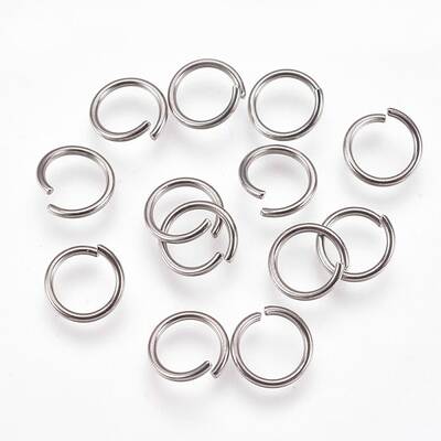 Tarnish Resistant 304 Stainless Steel Open Jump Rings