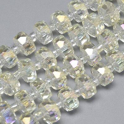 Electroplate Glass Beads Strands