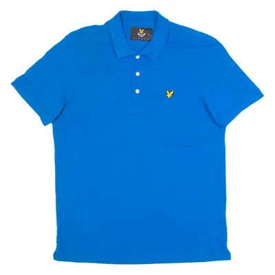 LYLE & SCOTT Mens Polo Shirt Blue L