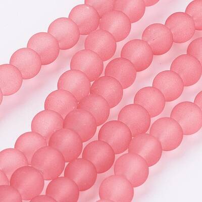 Transparent Glass Bead Strands