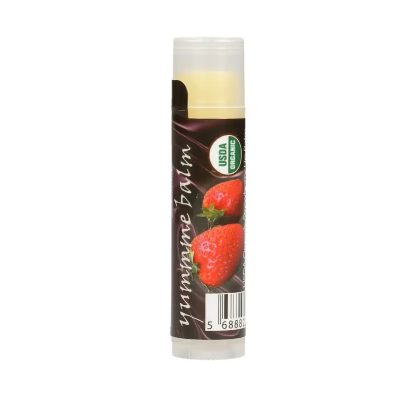 Biopark cosmetics Yummme Organic Lip Balm, Strawberry (4.25g)