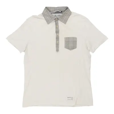 Gas Polo Shirt - XL White Cotton
