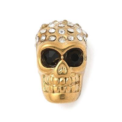 304 Stainless Steel Rhinestone Beads