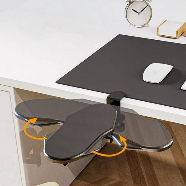 Computer Desk Mouse Pad Wrist Support Rotatable Extension Plate
