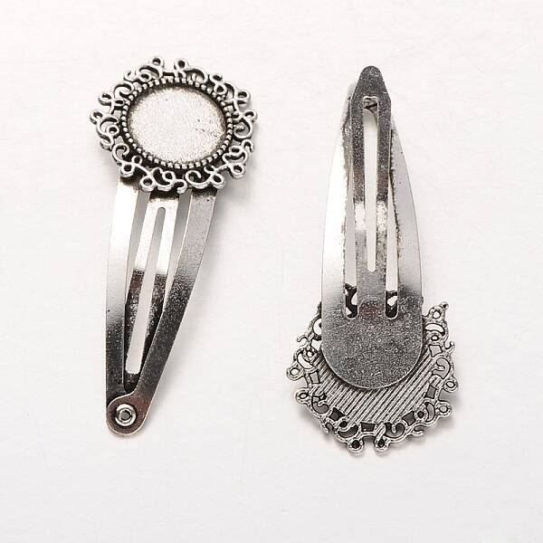 Iron Snap Hair Clip Findings