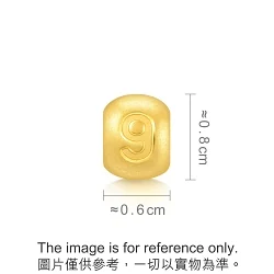 'Alphabets & Numeric' 999 Gold Charm