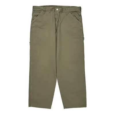 Wrangler Trousers - 38W 29L Khaki Cotton