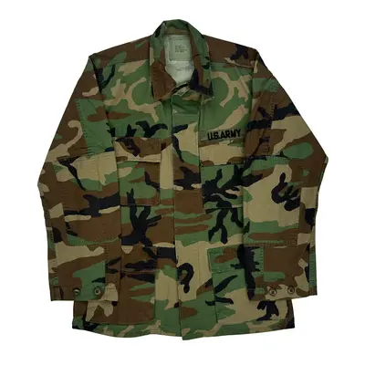 Us Army American Apparel Jacket - Small Camo Cotton Blend