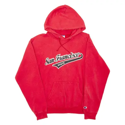 CHAMPION San Francisco Mens Red Hoodie USA M