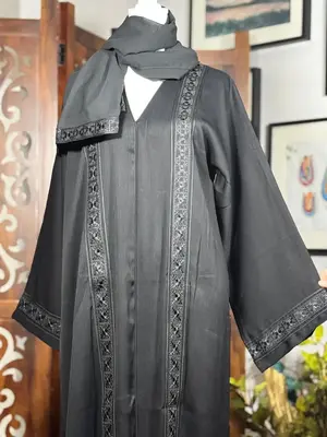 Manal Abaya Set - Women's Hijab and Abaya Set