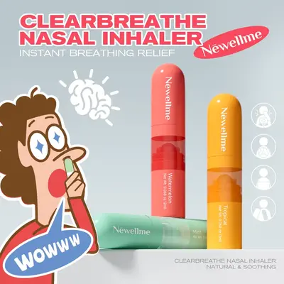 Newellme Nasal Stick - High - Impact Essential Oil Vapors, Energize Your Body, Beat Tiredness & Refresh Your Mind