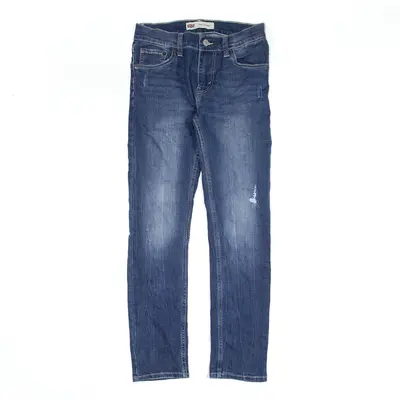 LEVI'S 510 Distressed Jeans Blue Denim Slim Skinny Boys W27 L27
