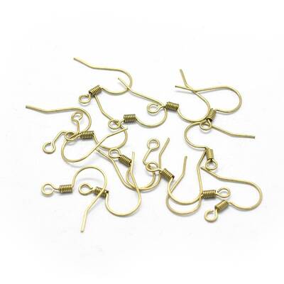 Brass Earrings Hook Findings