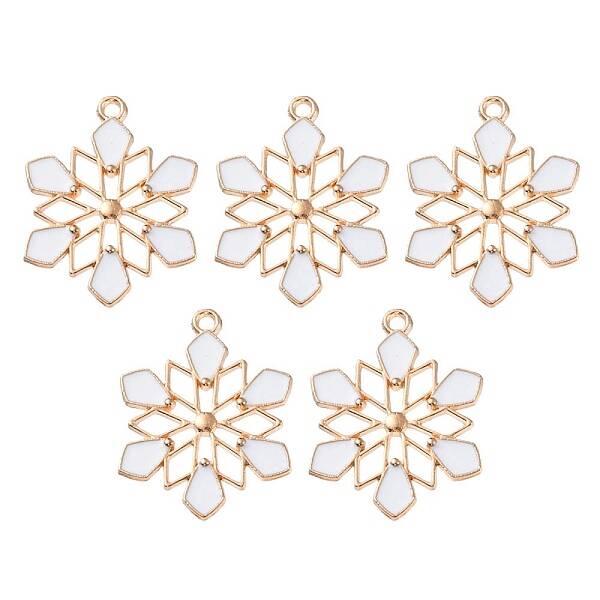 Barrel Plating Alloy Enamel Pendants
