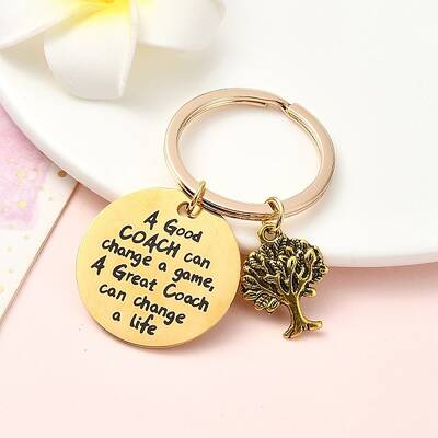 Alloy & 201 Stainless Steel Keychain