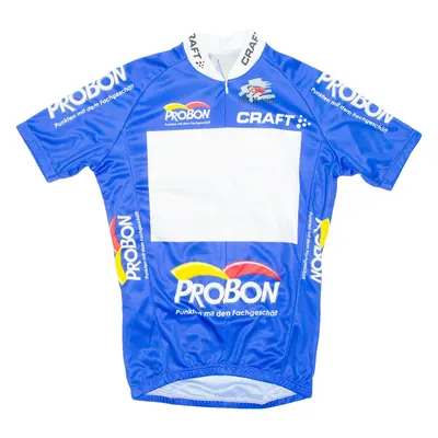 CRAFT Cycling Mens Jersey Blue Full Zip S