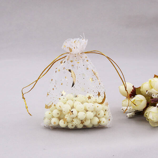 Rectangle Organza Drawstring Bags