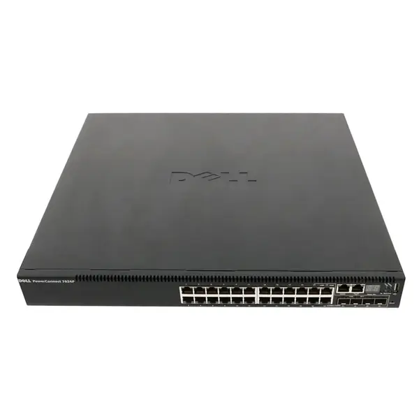 Dell 0310R8 | PowerConnect 7000 Series 7024P 24 x Ports PoE+ 10/100/1000Base-T + 4 x SFP Combo Ports Layer 3 Managed 1U Rack ...