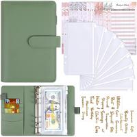 Budget Binder with Zipper Envelopes,  Organizer for  with 8 count  Envelopes for Budgeting,  Saving Binder with 12 count budg...