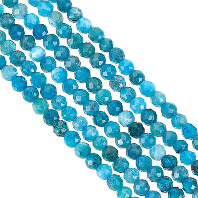 3 Strands Natural Apatite Beads Strands