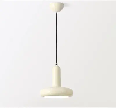 Table Bar Lamp Retro Bedroom Bedside Small Droplight | Color: Cream White | Power: Warm Light