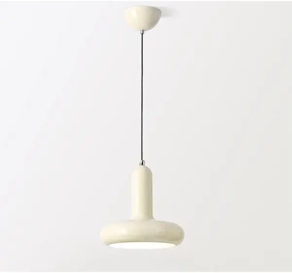 Table Bar Lamp Retro Bedroom Bedside Small Droplight | Color: Cream White | Power: Warm Light