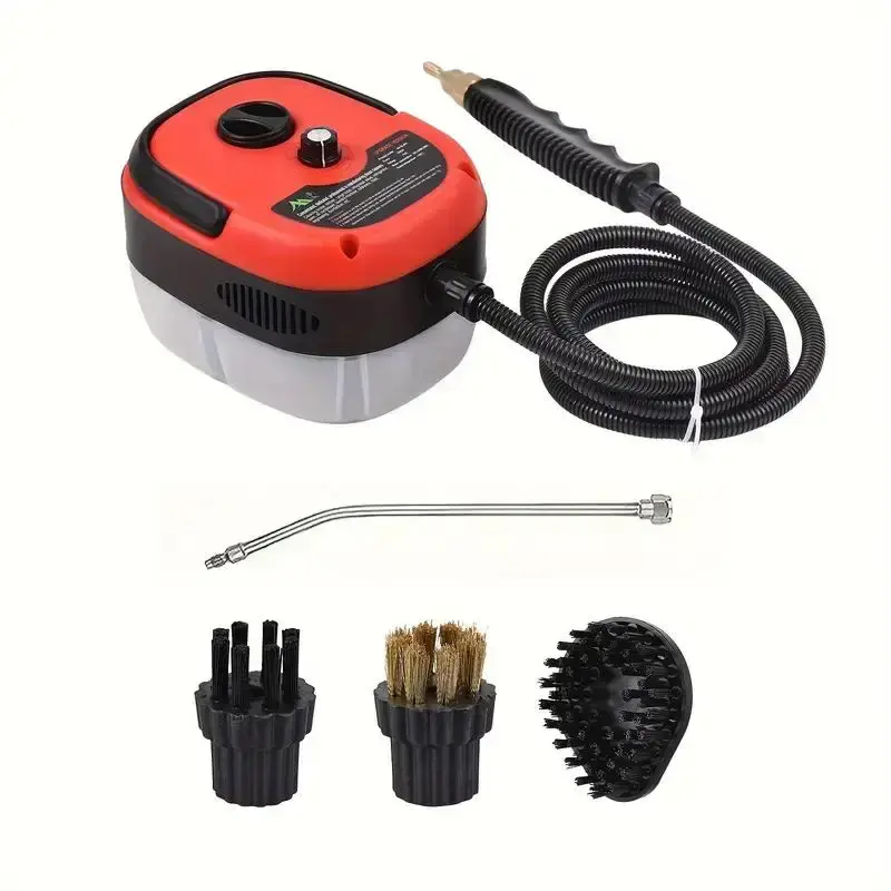 Portable Handheld Steam Cleaner, 1 Count High Temperature Pressurized Steam Cleaning Machine, Multi-purpose Brush Head Suitab...