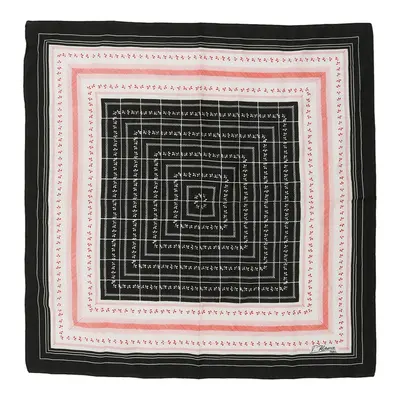P.Florence Scarf - No Size Black & White Polyester