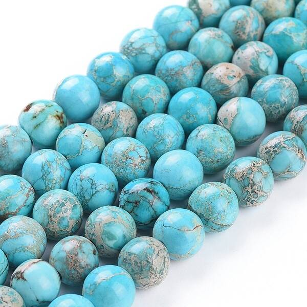 Natural Imperial Jasper Beads Strands