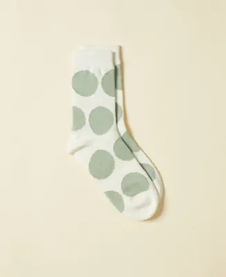 Women's Polka Dots Wool Socks Lisa