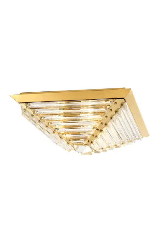 Gold Pyramid Flush Mount | Eichholtz Eden