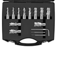 VEVOR Annular Cutter Set, 13 pcs Weldon Shank Mag Drill Bits, 7/16\