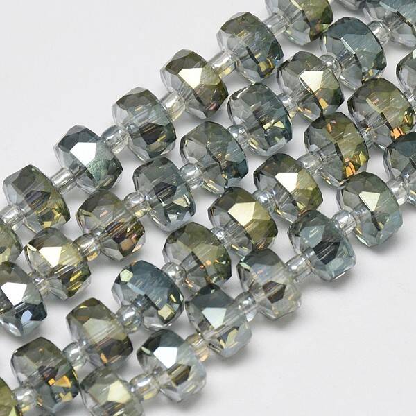 Electroplate Glass Beads Strands