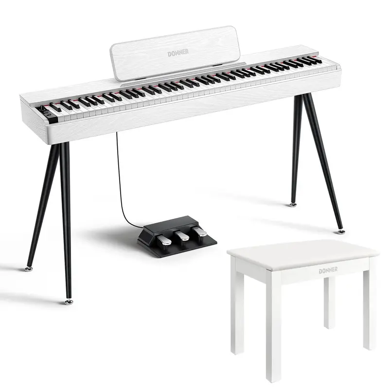 Donner OURA™ S100 Home Digital Piano Member Only - White / Piano+Bench