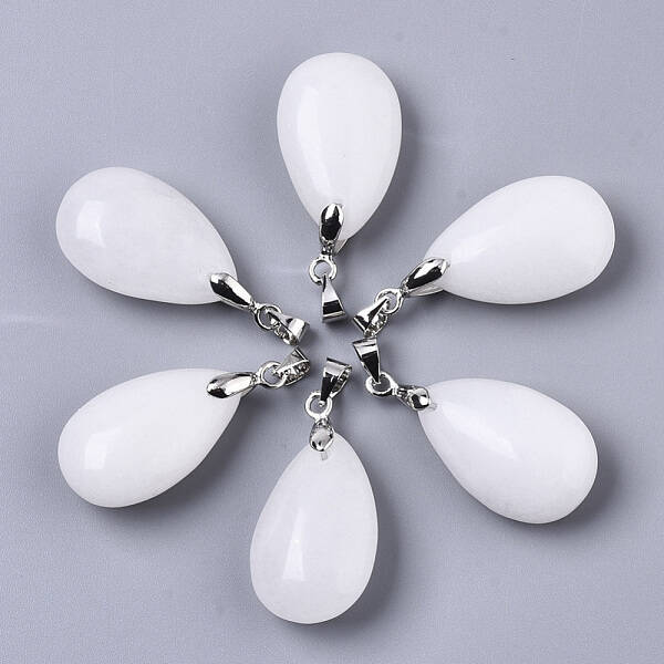 Natural White Jade Pendants