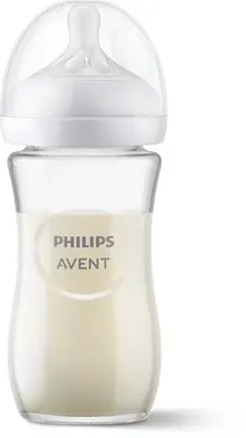 Philips Avent Natural Response Glass Bottle 1 Month + 240ml