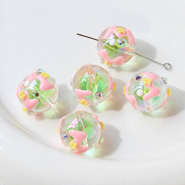 Transparent Acrylic Beads