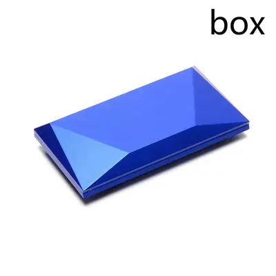 3D Love Box Heart-shaped Rose Flower Rotating Ring Box Valentines Day Gift | Color: Blue2