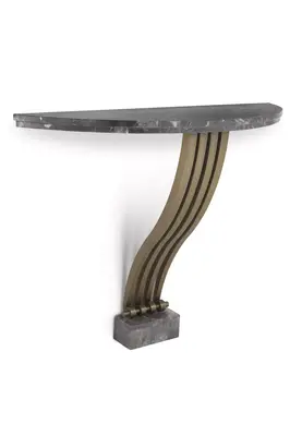 Brass Marble Console Table | Eichholtz Renaissance