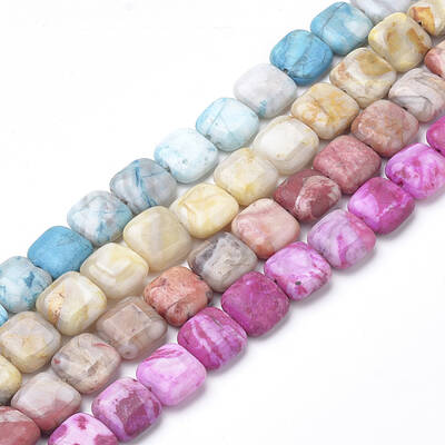 Dyed Natural Crazy Lace Agate Beads Strands
