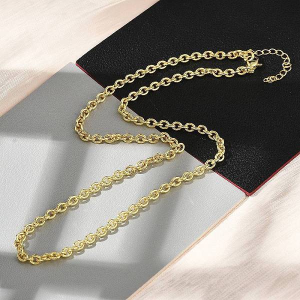 Brass Cable Chain Necklaces for Women