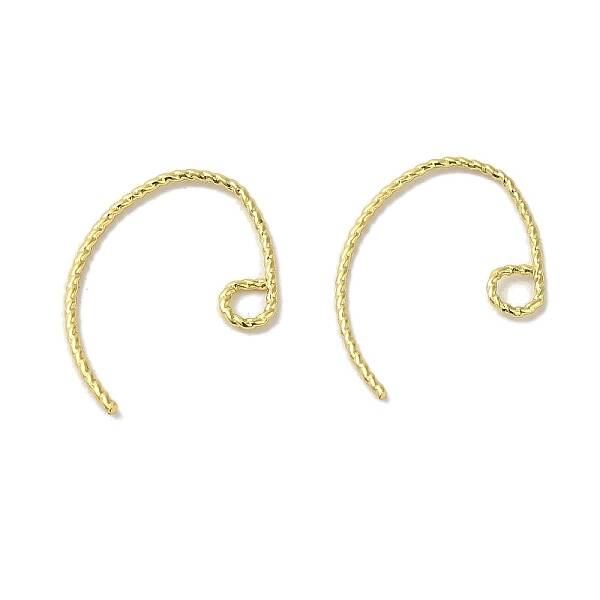 Rack Plating Brass Hoop Earrings Findings