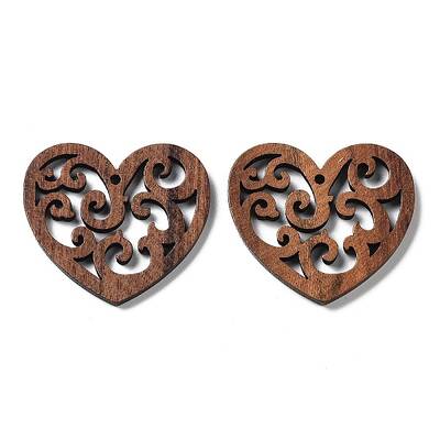 Walnut Wood Laser Cut Pendants