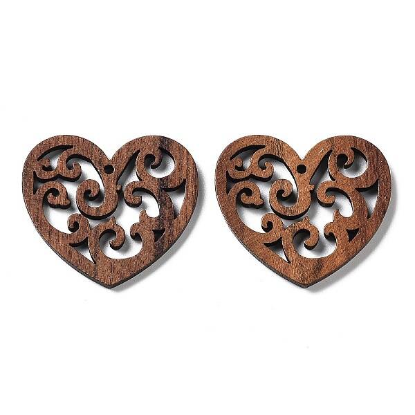 Walnut Wood Laser Cut Pendants