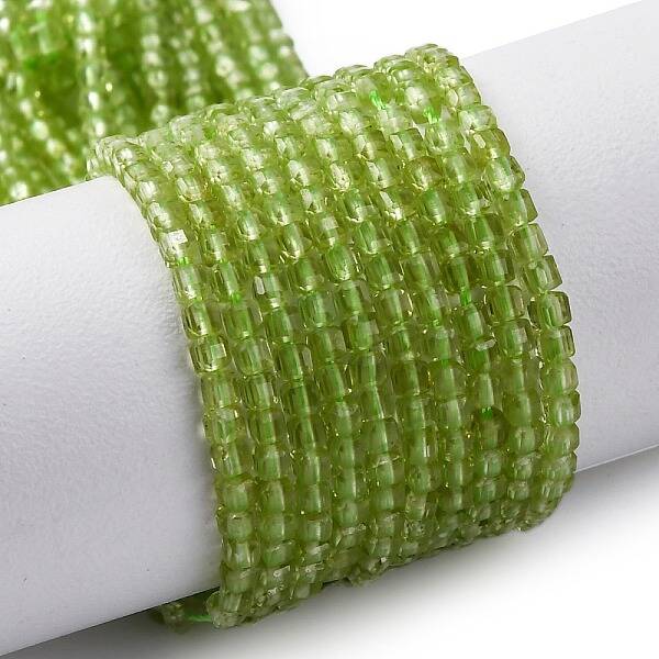 Natural Peridot Beads Stands