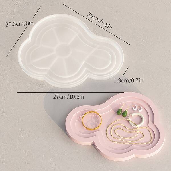 DIY Food Grade Silicone Storage Plate Molds